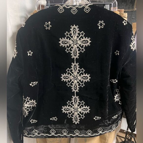 Free People Mia Jacket Black Combo NWOT - Picture 7 of 7